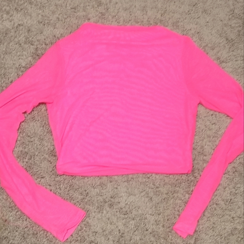 Neon crop top